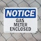 Signmission Gas Meter Enclosed, 10 in W x Rectangle, Plastic OS-2PACK-NS-P-710-L-13006 - alternate 4